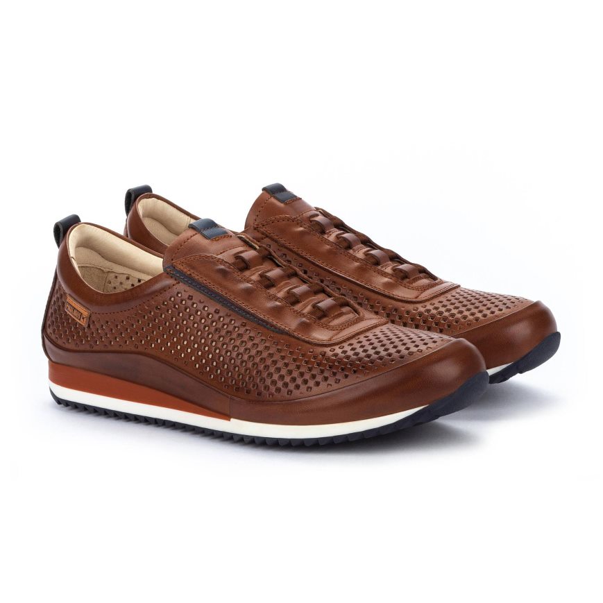 Men's Pikolinos LIVERPOOL Sneakers Brown | NZ M2Q7590